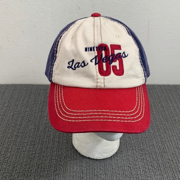Las Vegas 1905 Baseball Hat Unisex Adjustable Red White Blue Strapback ACE - Picture 1 of 14